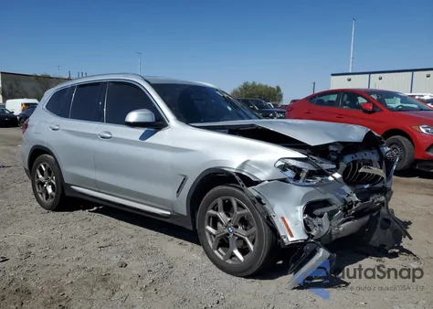 2021 BMW X3 Sdrive30I из США, поврежденный, VIN 5UXTY3C09M9G13241
